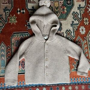 Rylee + Cru Knit Hoodie EUC 18-24mo